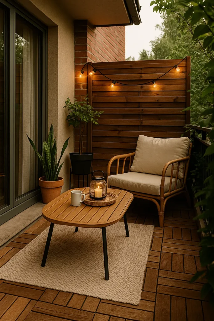 שדרוג מרפסת קטנה