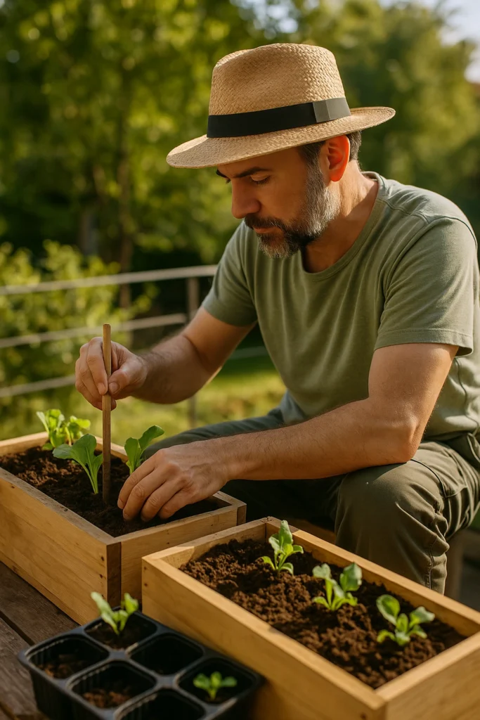 בניית גינת ירק בבית