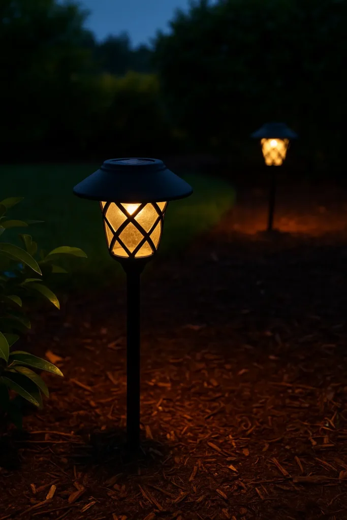 תאורת גינה סולארית