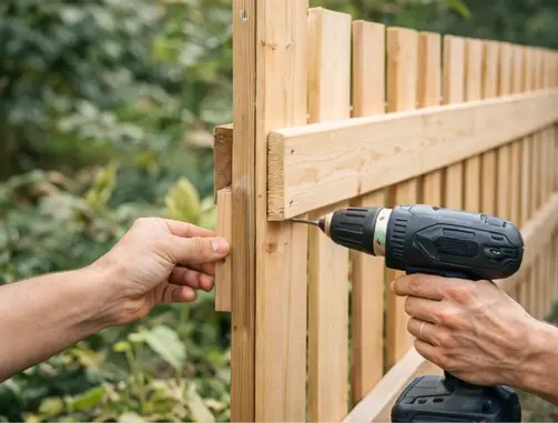 איך לבנות גדר עץ לגינה: מדריך מלא ב־9 שלבים איך לבנות גדר עץ לגינה